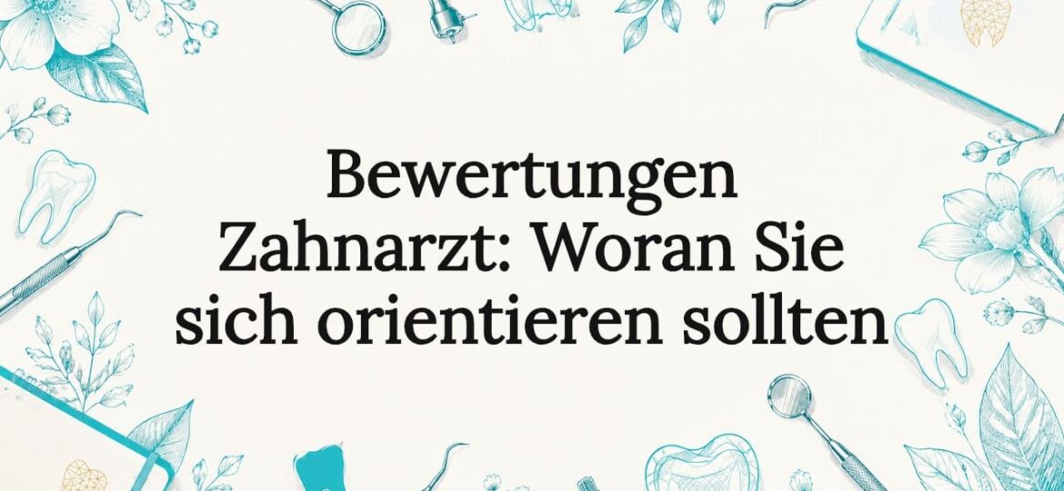 Gestaltete Titelseite mit anschaulichen Illustrationen rund um die Zahnmedizin