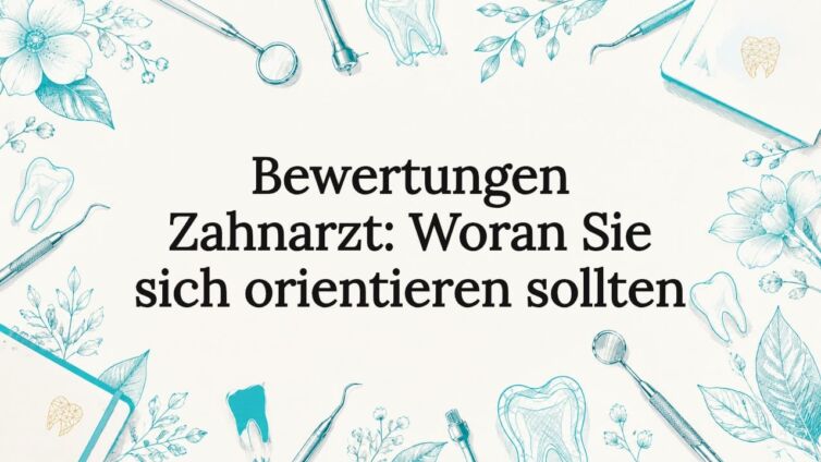 Gestaltete Titelseite mit anschaulichen Illustrationen rund um die Zahnmedizin