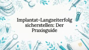 Stimmungsvolle Titelillustration für einen Fachartikel zum Thema Implantate