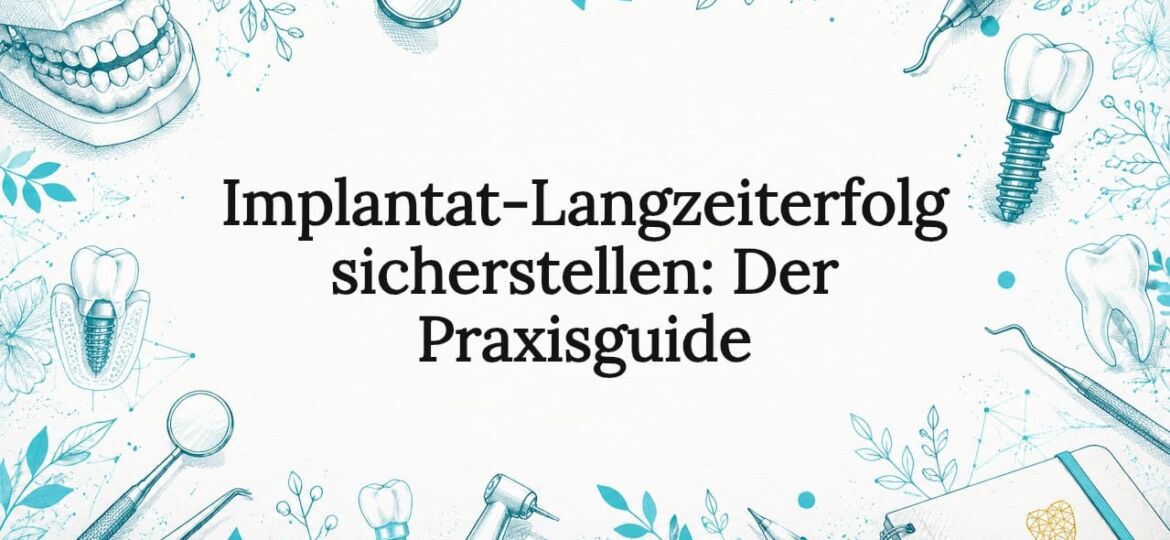 Stimmungsvolle Titelillustration für einen Fachartikel zum Thema Implantate