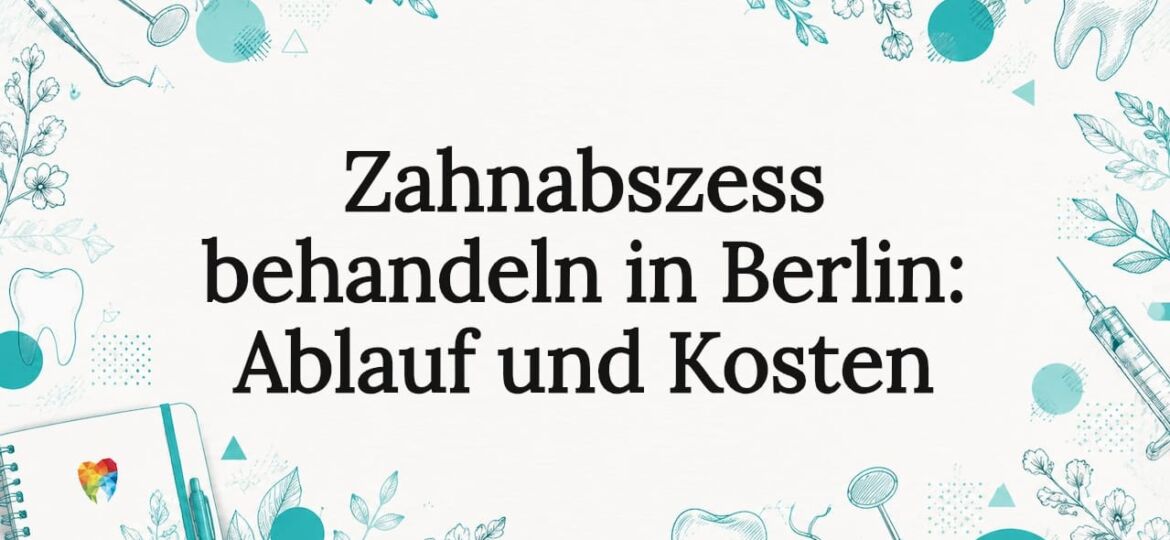Liebevoll gestaltete Titelseite mit Zahnmotiv