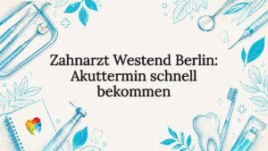 Anschauliche Titelgrafik für einen Artikel rund um das Thema Zahnarzt