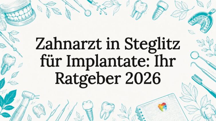 Anschauliche Titelgrafik mit typischen Instrumenten aus der Zahnmedizin