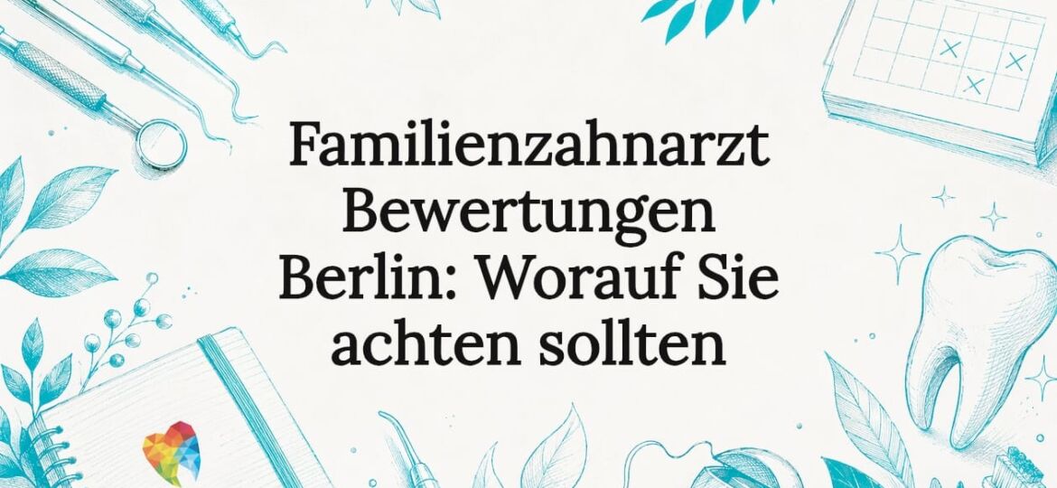 Eine Illustration, die zahnärztliche Instrumente in Kombination mit Pflanzenmotiven zeigt.