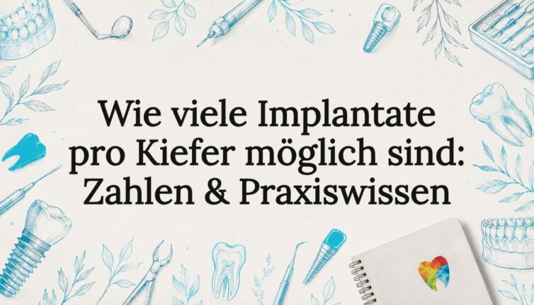 Ansprechende Titelgrafik als Blickfang für einen Fachartikel zum Thema Implantate