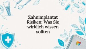 Anschauliche Titelgrafik zum Beitrag: Risiken von Zahnimplantaten