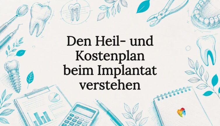 Titelbild-Illustration für den Heil- und Kostenplan