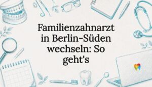 Ansprechende Titelgrafik für Ihre Familienzahnarztpraxis im Süden Berlins