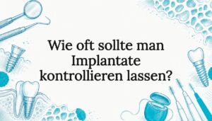 Stimmungsvolles Titelbild zur richtigen Pflege von Zahnimplantaten