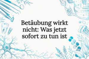 Ansprechend gestaltetes Titelbild mit Illustrationen für unseren Zahnmedizin-Blog