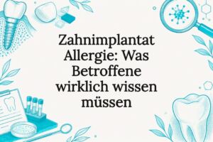 Beispielhafte Titelfolie zur Allergie gegen Zahnimplantate