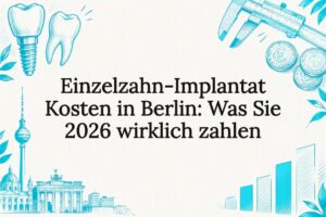 Attraktive Titelkarte zu Implantatkosten
