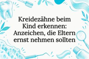 Titelkarte mit einer Zeichnung eines Backenzahns