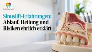 Anatomiemodell stellt den Aufbau beim Sinuslift dar